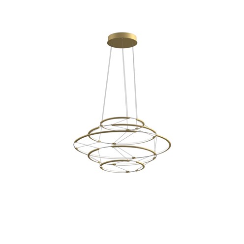 Nemo+DROP 5 LED 35W 3350lm 2700K CRI>90, hämardatav 1-10V, rippvalgusti, satiin kuld